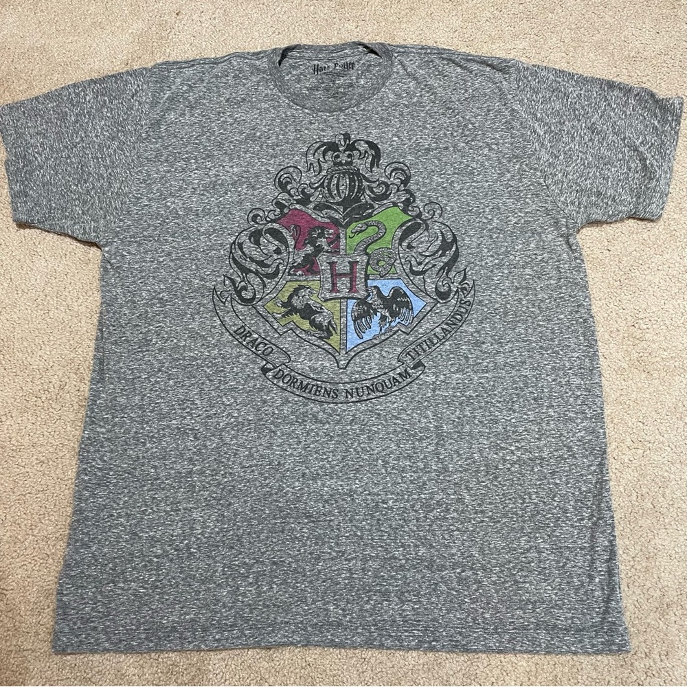 Harry Potter T Shirt Size 2XL Grey Soft and Cozy